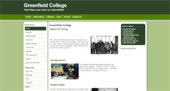 Desktop Screenshot of greenfieldcollege.com